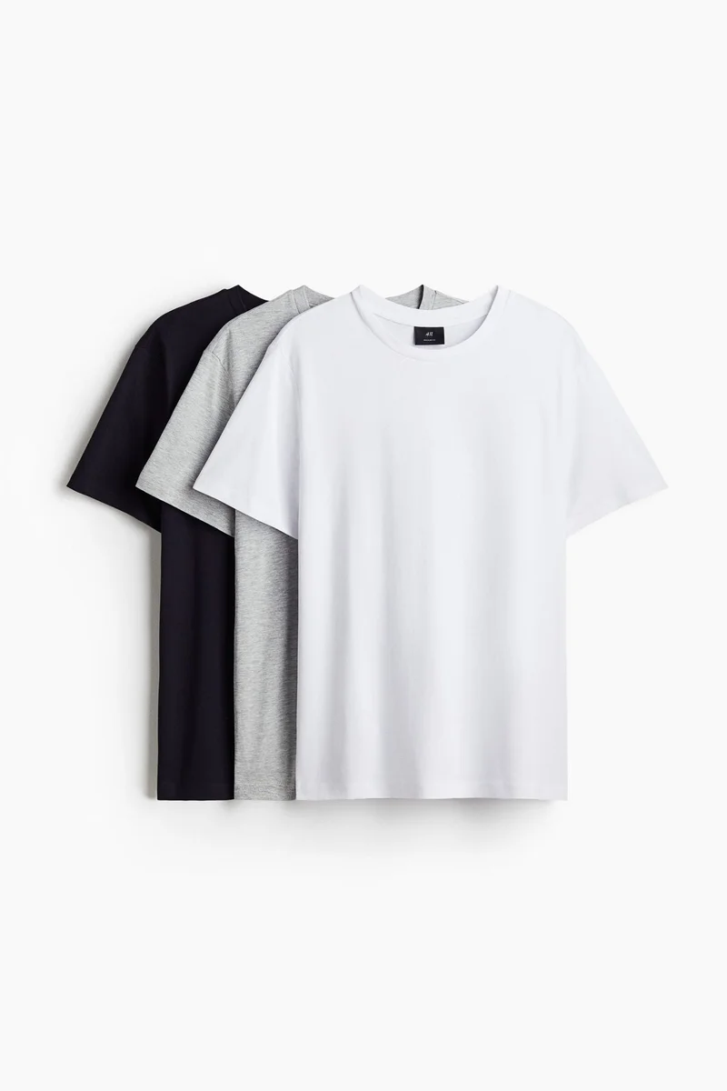 H&M 3-pack Regular Fit T-shirts