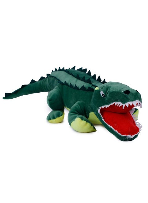 Webby Soft Crocodile with Open Mouth Stuffed Animal Plush Toy, Size - 72 cm