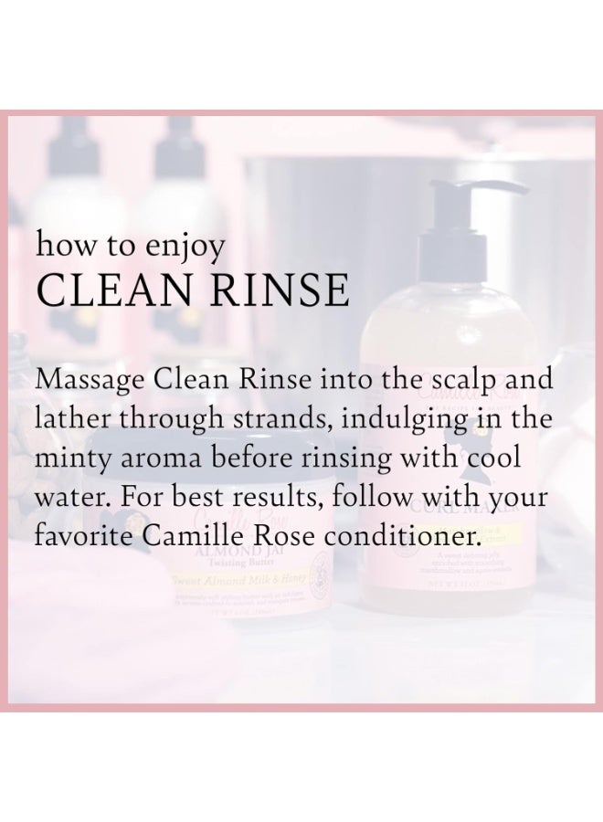 Camille Rose شامبو تنظيف عميق، مع العسل والنعناع لترطيب وتوضيح، لجميع أنواع الشعر، 8 أونصات - Image 4