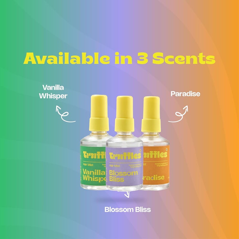 Truffles Vanilla Whisper Hair Mist, Instant Hydration, Long Lasting Scent - Image 3