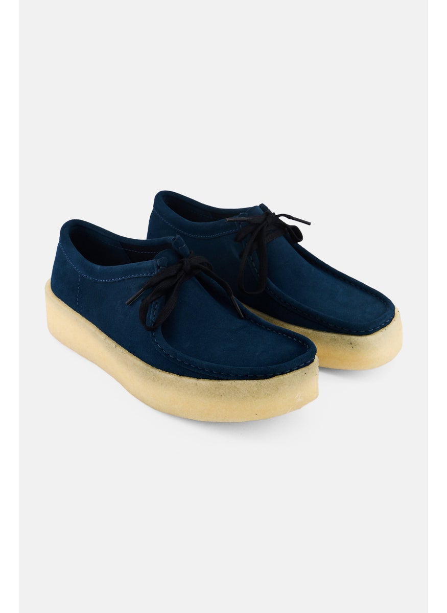 clarks Men Standard Lace Up Casual Shoes, Teal Blue  - Image 1