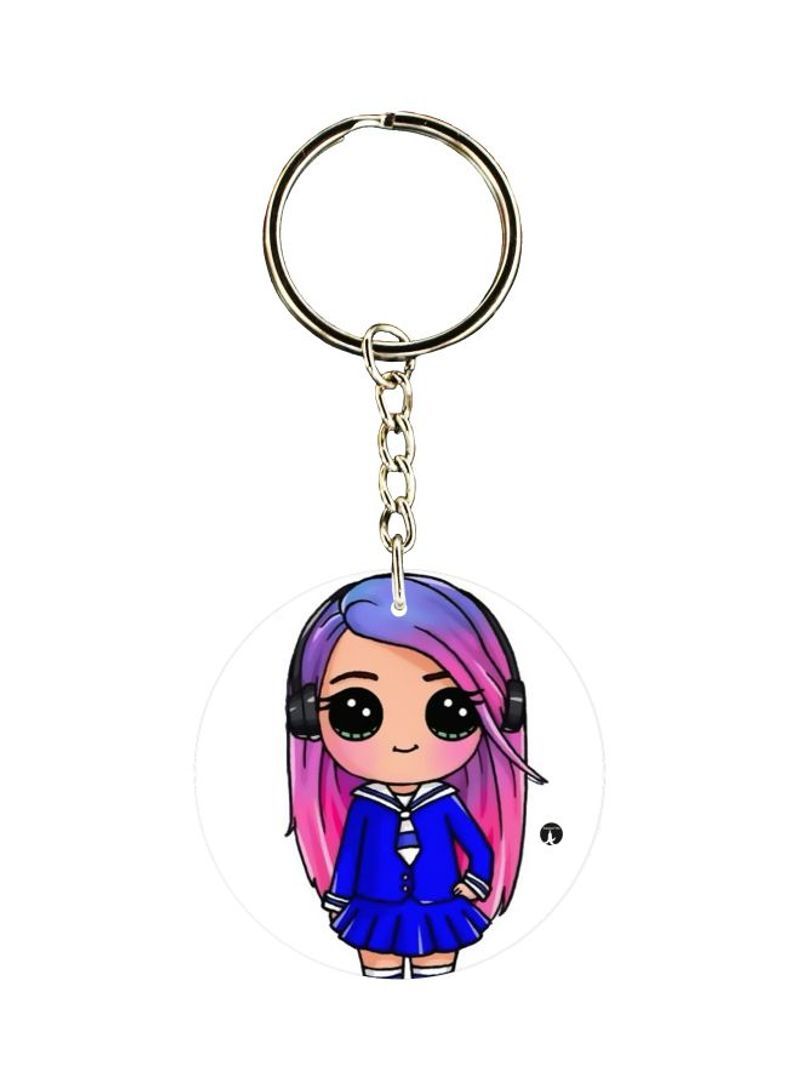 RKN Cartoon Printed Keychain