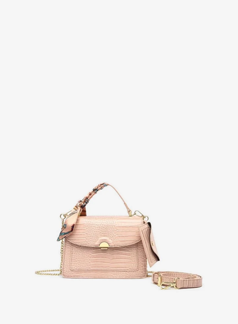 FYOR Casual Textured Shoulder Bag ZY 2306