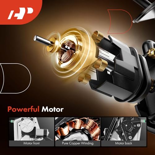 A-Premium Power Window Regulator with Motor Compatible with Buick Rendezvous Pontiac Aztek 2001-2007 Front Left Driver Side - Image 4