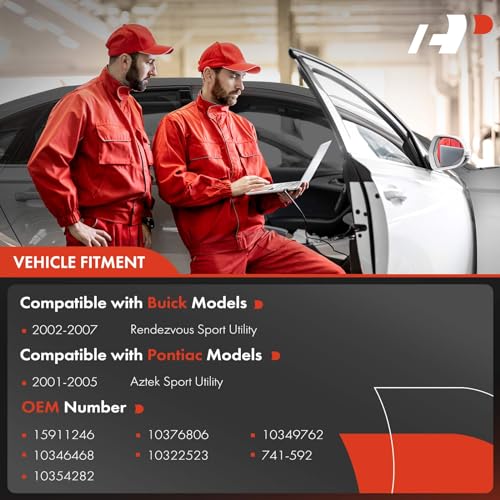 A-Premium Power Window Regulator with Motor Compatible with Buick Rendezvous Pontiac Aztek 2001-2007 Front Left Driver Side - Image 2