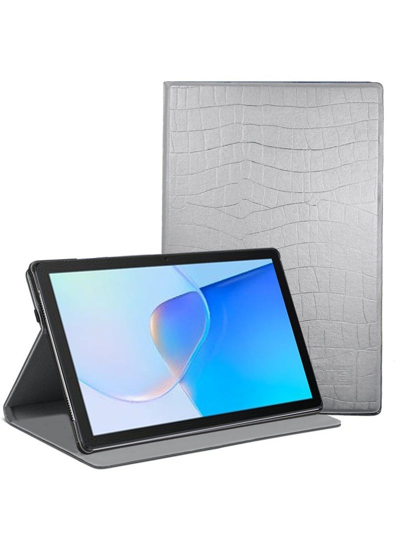 Techie Premium PU Leather Smart Flip Case Cover with Auto Sleep and Wake for MatePad SE 10.4 - Grey - Image 1