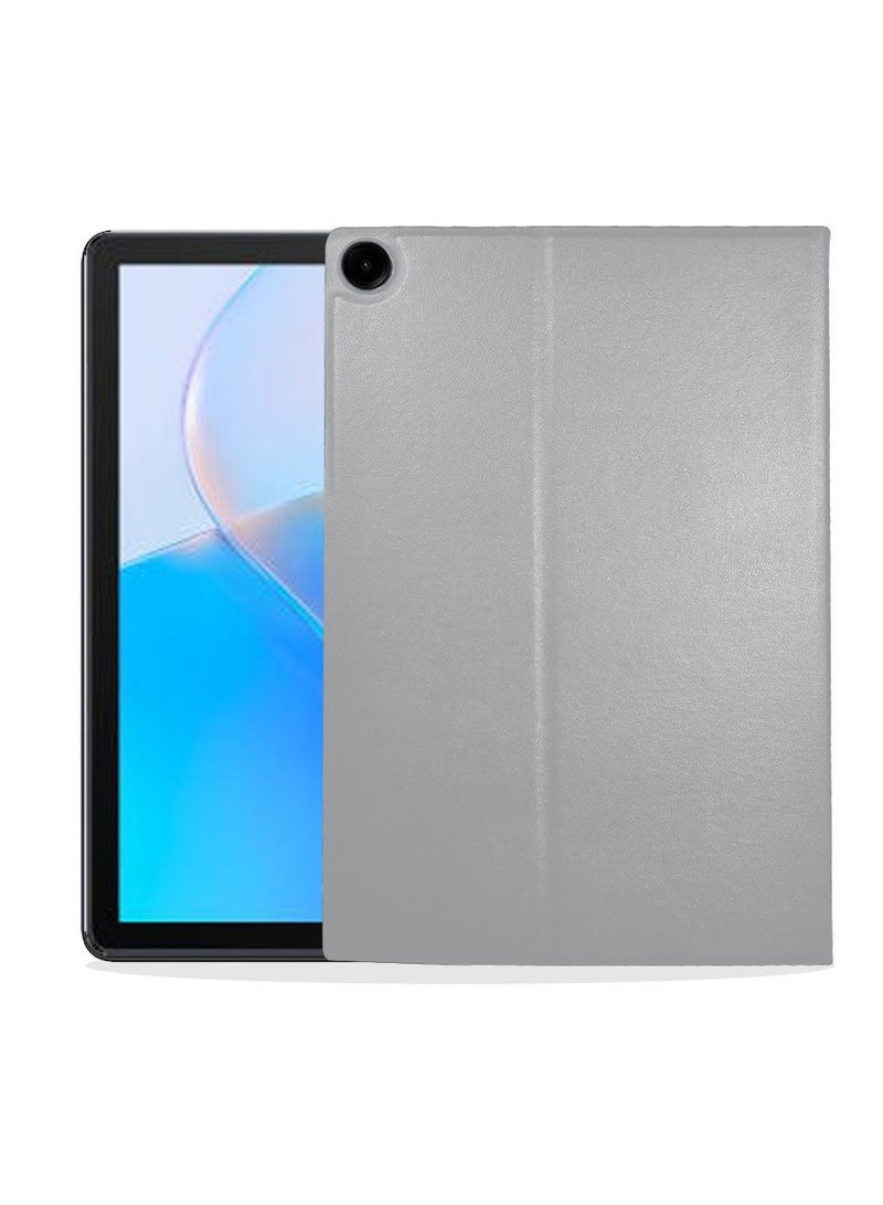 Techie Premium PU Leather Smart Flip Case Cover with Auto Sleep and Wake for MatePad SE 10.4 - Grey - Image 2