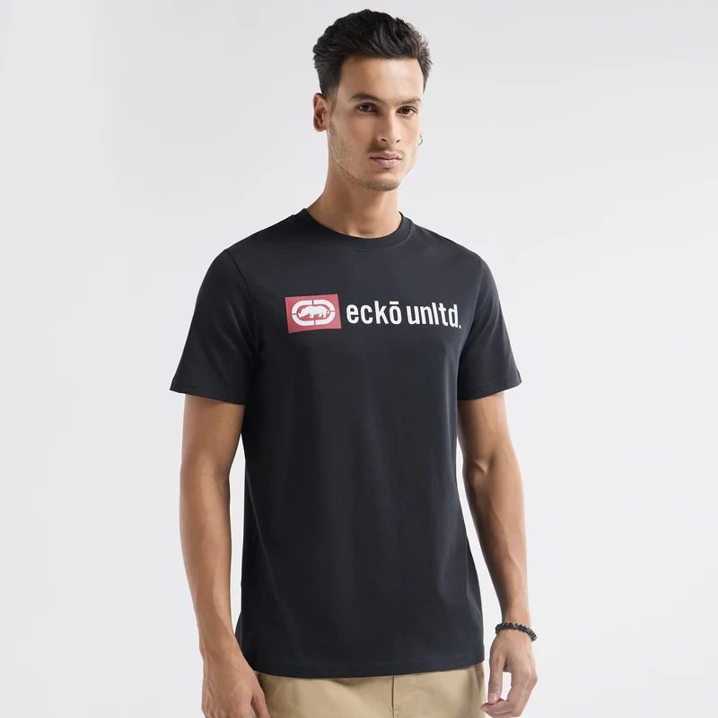 Splash FAV Ecko Unltd Printed Crew Neck T-shirt