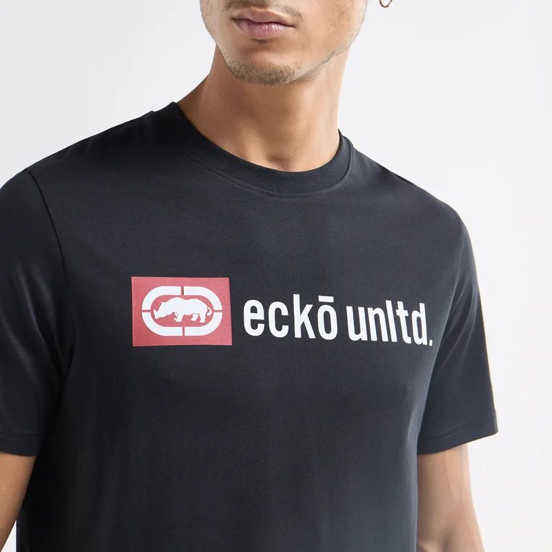 Splash FAV Ecko Unltd Printed Crew Neck T-shirt