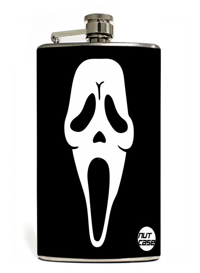 Designer Hip Flask 7 Oz - Nutcase - Don�t Be Scared