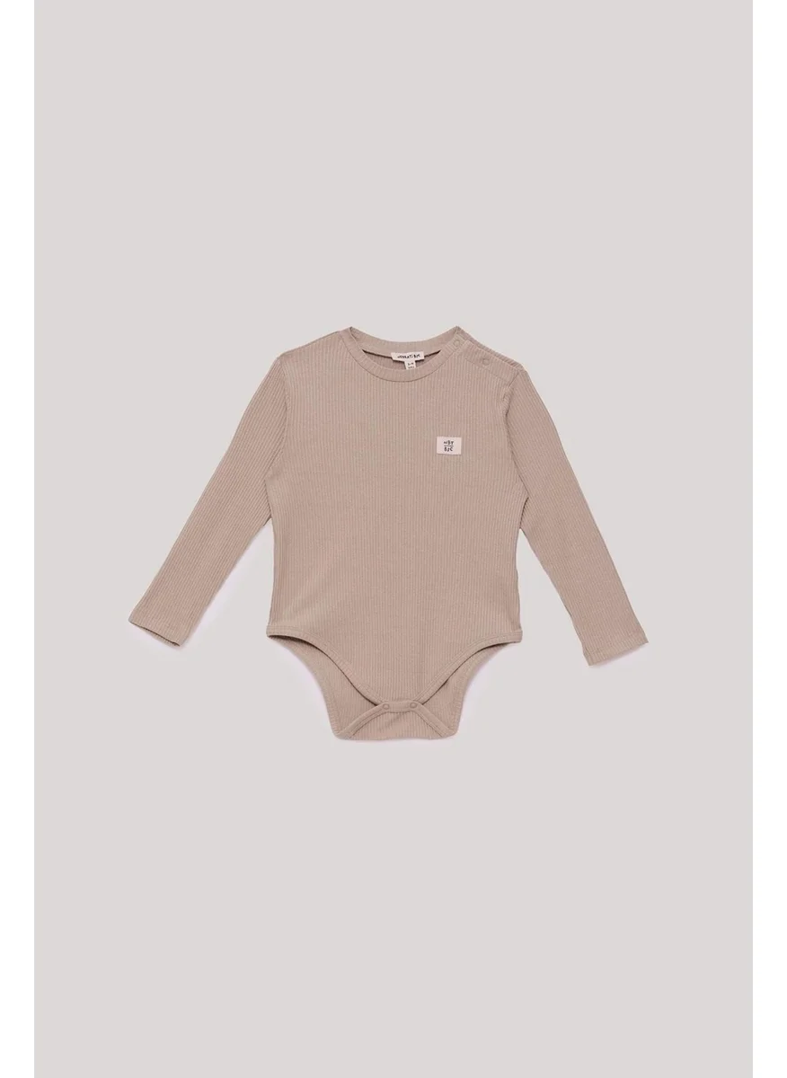 NEBBATI - Invalid brand Baby Boy Beige Bodysuit