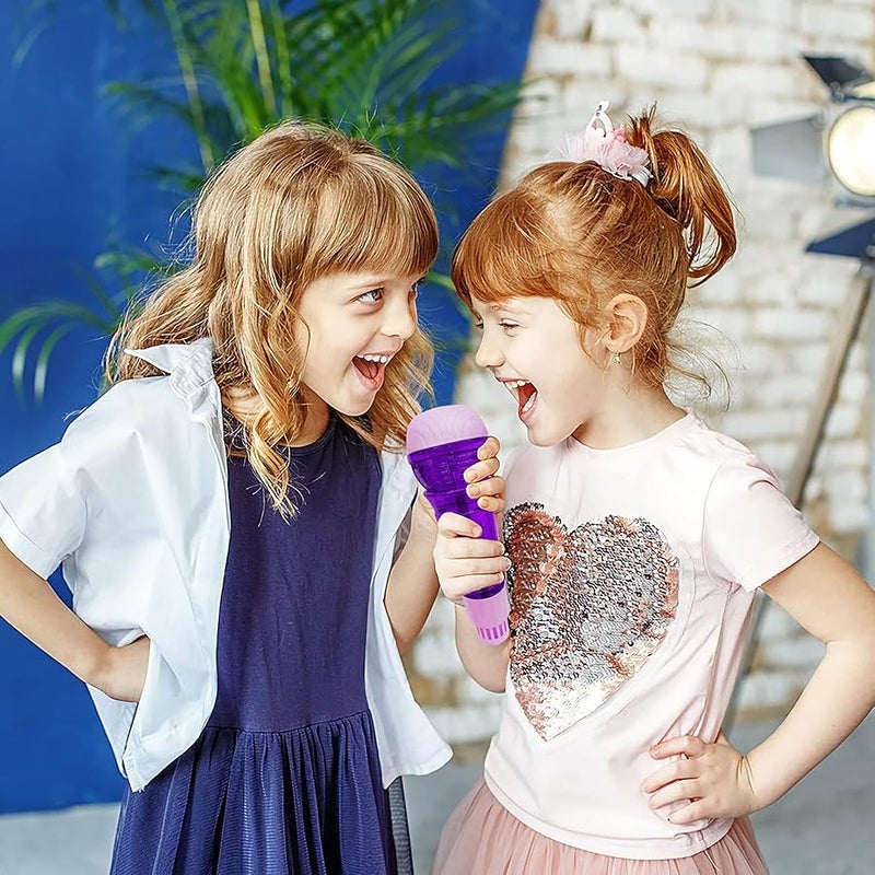 Lolakee Echo Mic for Kids and Toddlers Durable and Lightweight Music Singing Toys Speech Therapy Feedback Toy, Fun Supplies for Birthday, Picnic, BBQ, Holiday, Party( No Battery Needed, Purple ) - Image 4