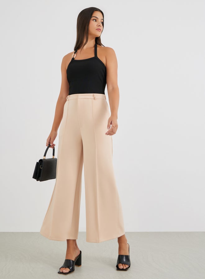 Styli Mid Rise Wide Leg Trousers - Image 1