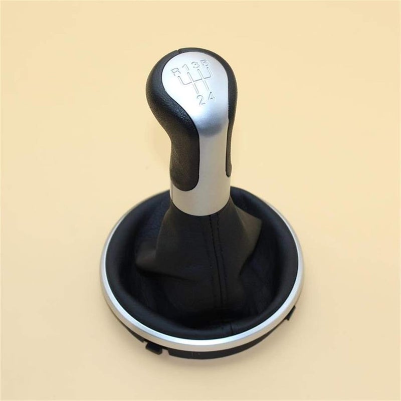 QASULER 5 Speed Gear Shift Knob for Skoda Fabia Roomster - Image 1