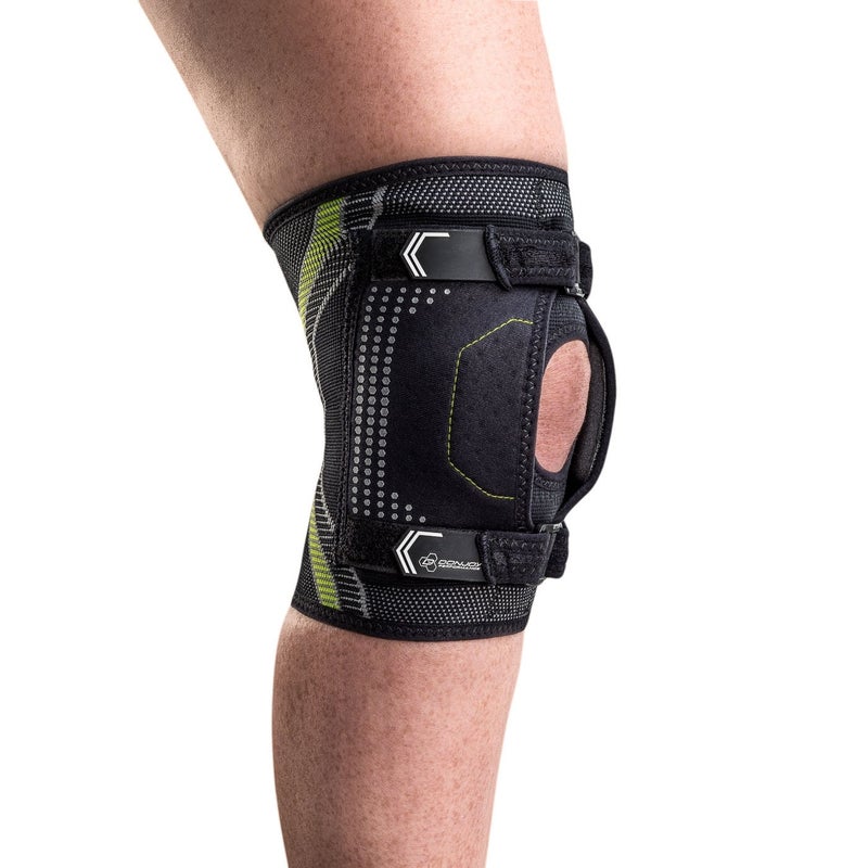 DonJoy Performance DualPull Patella Stabilizer Knee Brace LowProfile Sleeve with Removable Buttresses for Patellofemoral Syndrome PFPS Runners Knee Knee Cap Tracking Support XLarge