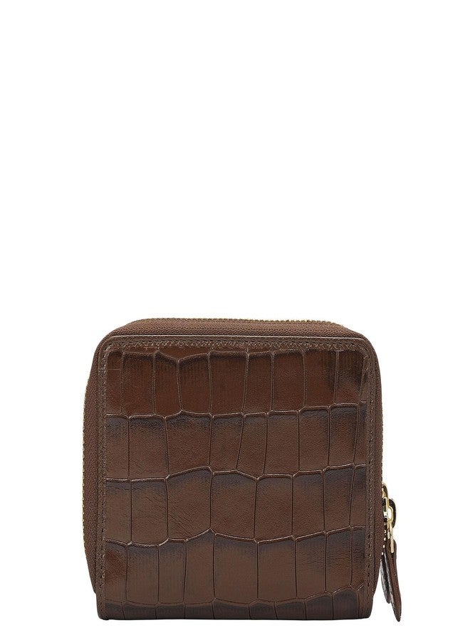 Da Milano Premium Leather Wallet for Women | Multi Compartment Travel Wallet - Brown (1007) - Image 3