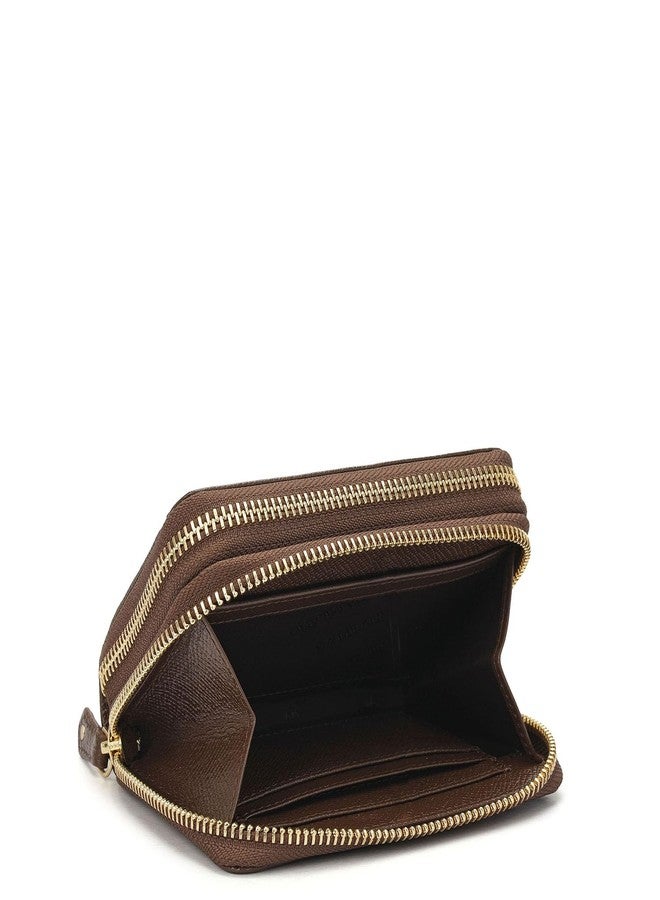 Da Milano Premium Leather Wallet for Women | Multi Compartment Travel Wallet - Brown (1007) - Image 5