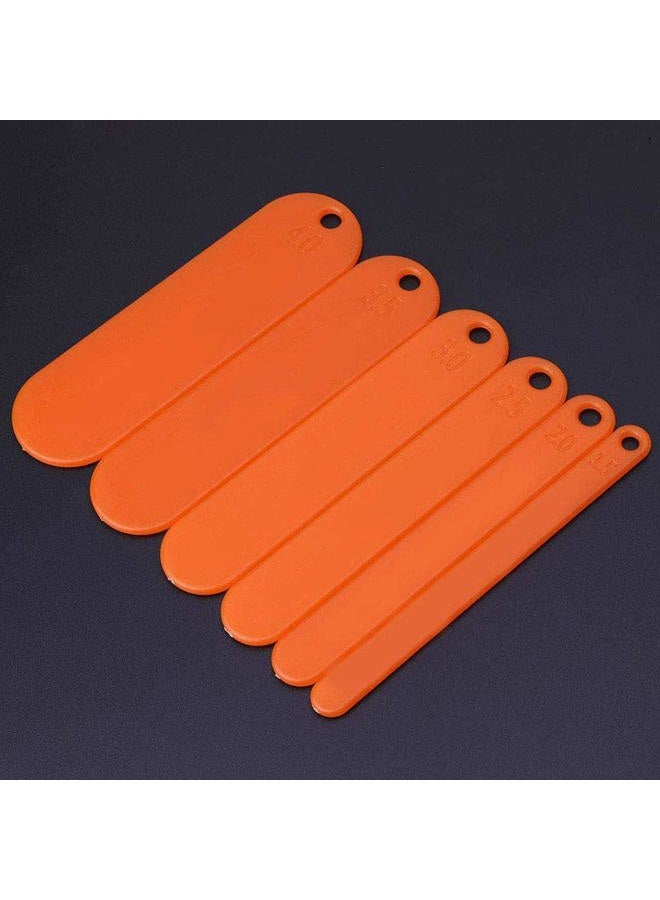 PZRT 6pcs Fishing Netting Shuttles Kit 6 Size Tackle Plastic Net Making Repair Tools Fishing Accessories Fishing Supplies - Image 4