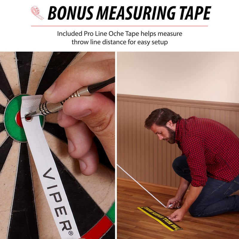 Viper QuickFit Dartboard Mounting Bracket with Viper Pro Line Oche Tape - Image 3