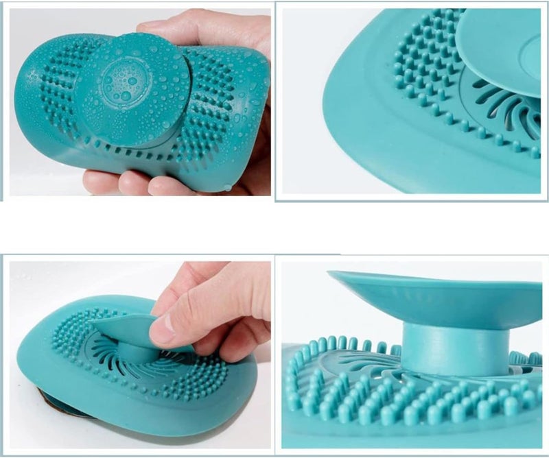 klarako Kitchen Sink Strainer, Mesh Silicone Sink Plug Drainer Filter, Anticlogging Filter Sink Plug Sewer for Kitchen Sink Floor Drain,Bathroom (Orange) - Image 5