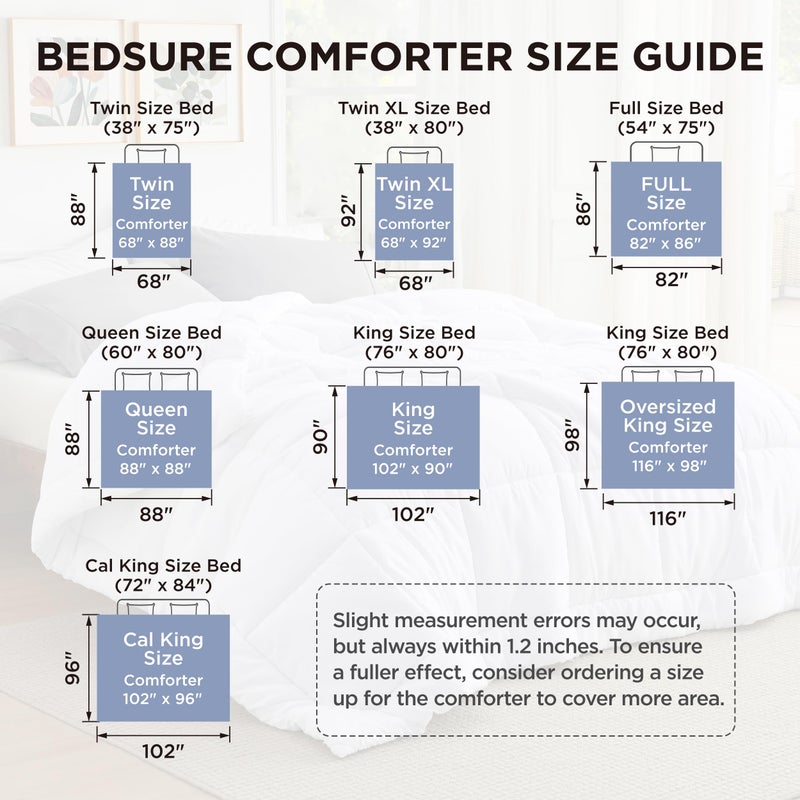 Bedsure Comforters Queen Size Duvet Insert, All Season Bed Comforter, Quilted Down Alternative Duvet, Box Stitched Comforter with Corner Tabs, Machine Washable, 88 x 88 Inches (White) - Image 2