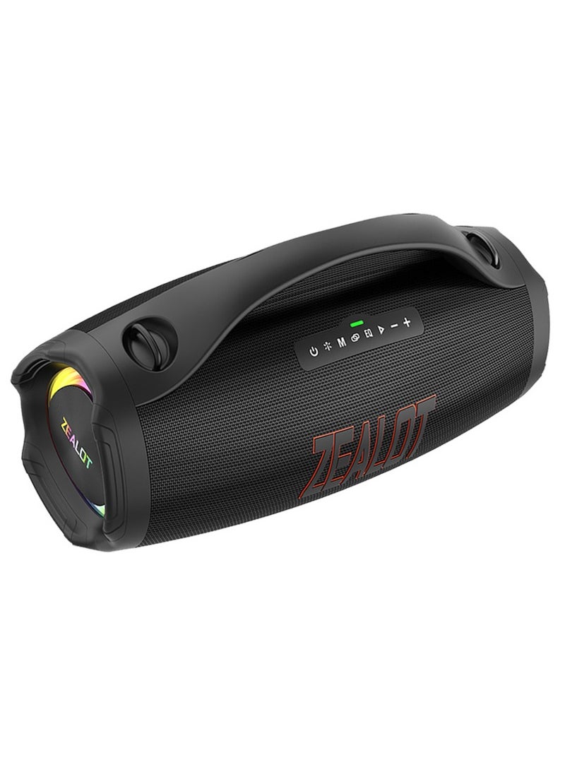Zealot - ZEALOT S98 160W Bluetooth Speaker Powerful High-Power, With Sunning Deep Bass 36000mAh Battery With Power Bank Function, Featuring RGB Colorful Lights 3 Different EQ Modes For Varied Sound Experiences - Image 1