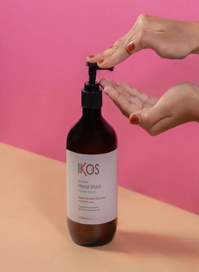 IKOS Aromatic Peonies Garden Handwash - Gentle hand wash for Hygienically Clean Hands, Soft and Moisturized Skin, Skin-Friendly Ingredients, Handwash Bottle for Home & Office | 500ml - Image 5