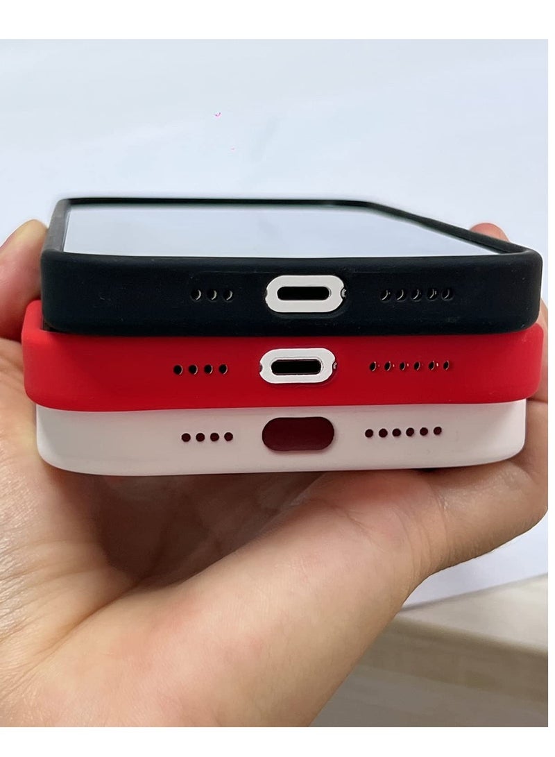 ELTRAZONE حافظة سيليكون مصممة لجهاز آيفون 14 برو ماكس [مع شعار]، غطاء واقي كامل الجسم، مضاد للصدمات، نحيف، بطانة ميكروفايبر ناعمة مضادة للخدش لحافظة الهاتف 6.7 بوصة (أحمر) - Image 5