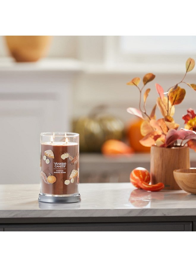 Yankee Candle Pumpkin Banana Scone Scented, Signature 20oz Large Tumbler 2-Wick Candle, Over 60 Hours of Burn Time - Image 3