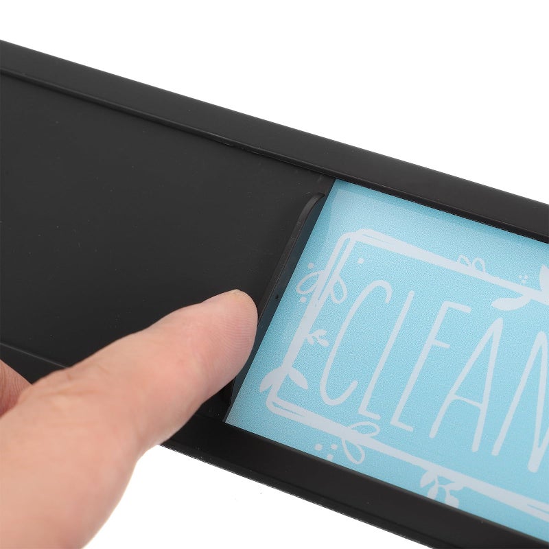 Double Sided Clean Dirty Dishwasher Magnet Sign Indicator Black Artistic Letters - Image 4