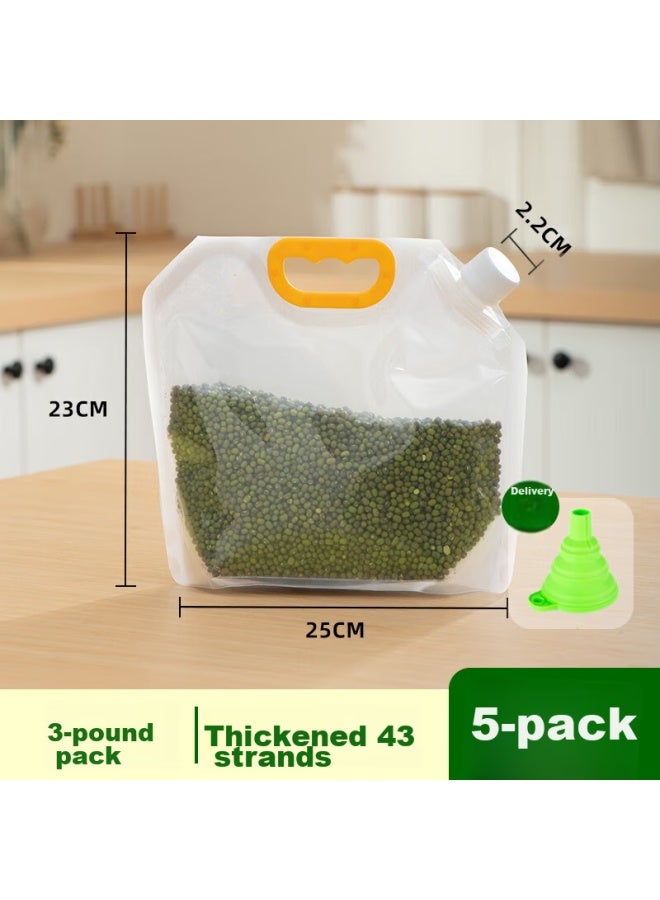 Ankou Multi-grain Storage Sealed Bags, Food-grade Rice Bags, Grain Storage Bags, Bean And Grain Storage Bags - Image 1