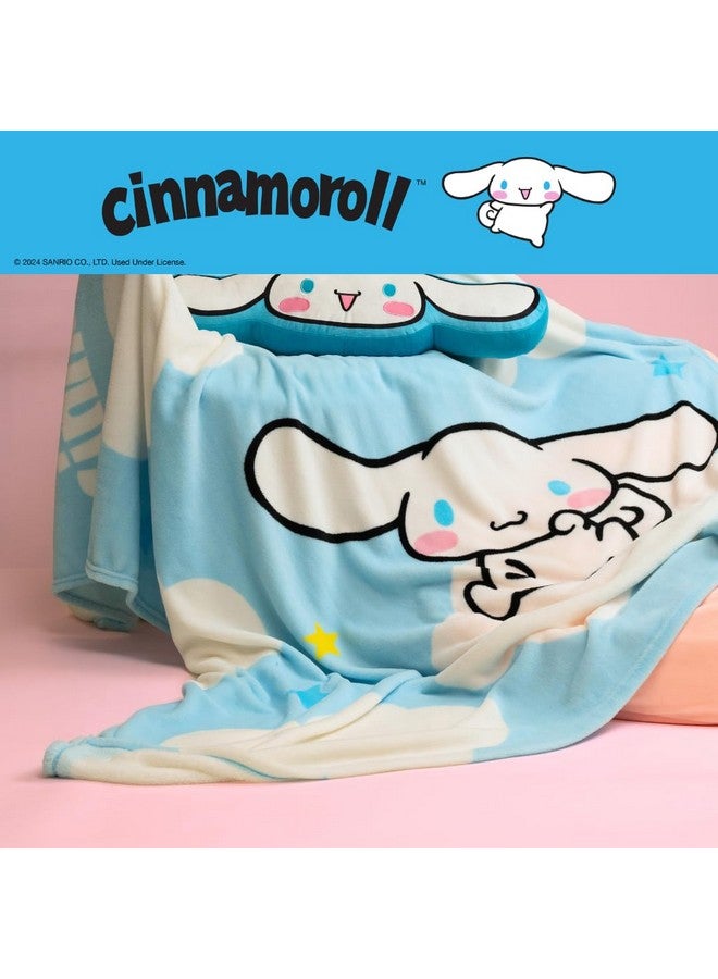 Franco Franco Collectibles Cinnamoroll Bedding Super Soft Cozy Blanket, 62 in x 90 in, (Officially Licensed Product) - Image 4