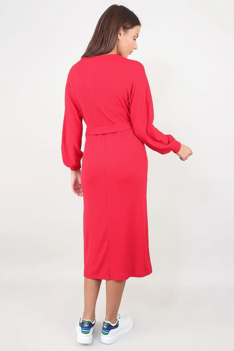 الكسندر جاردي Belted Double-Breasted Dress (B21-1677)