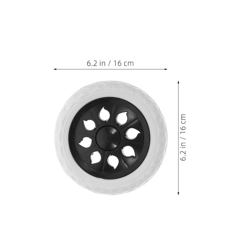 4PCS 10 Inch Wheels for Folding Shopping Cart Stair Climbing Grocery Trolley Beach Wagon - Image 5