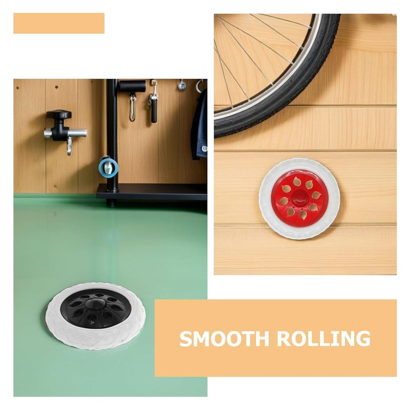 4PCS 10 Inch Wheels for Folding Shopping Cart Stair Climbing Grocery Trolley Beach Wagon - Image 4