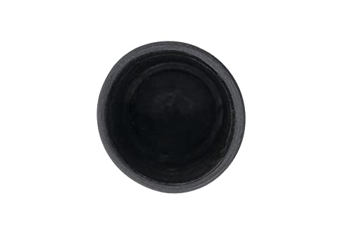 Shepherd Hardware 1-1/2" Round Non-Marking Rubber Slip-On Chair Leg Tips, Non-slip Protective Furniture Leg Caps for Chairs, Stools, and Tables on Hard Surfaces, Set of 12, Black - Image 3