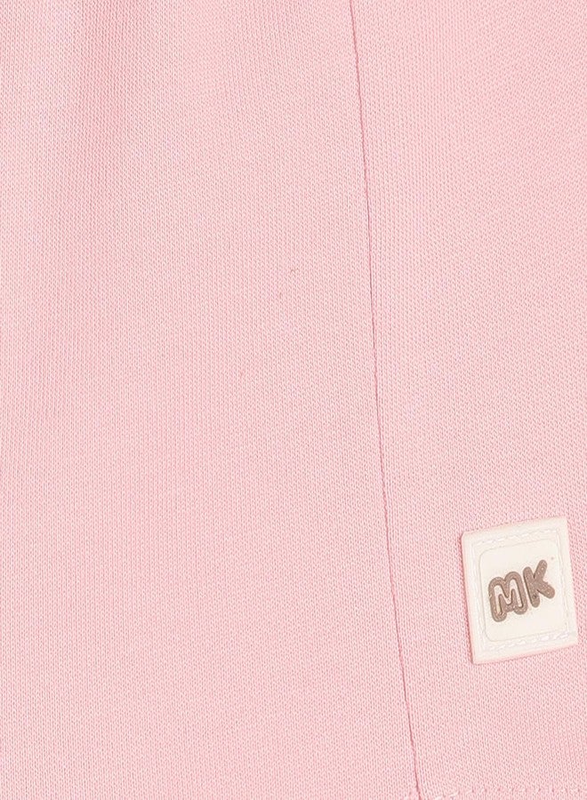 miniklub Baby Knitted Cotton Pink Color Shorts, Pack of 1 (9-12M) - Image 4