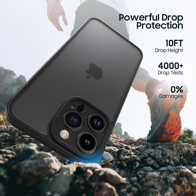 Demark Matte Case for iPhone 14 Pro Max,Frosted Translucent Back Phone Cover,Shockproof Drop Protection Cover for iPhone 14 Pro Max Case (iphone 14 Pro Max) - Image 4