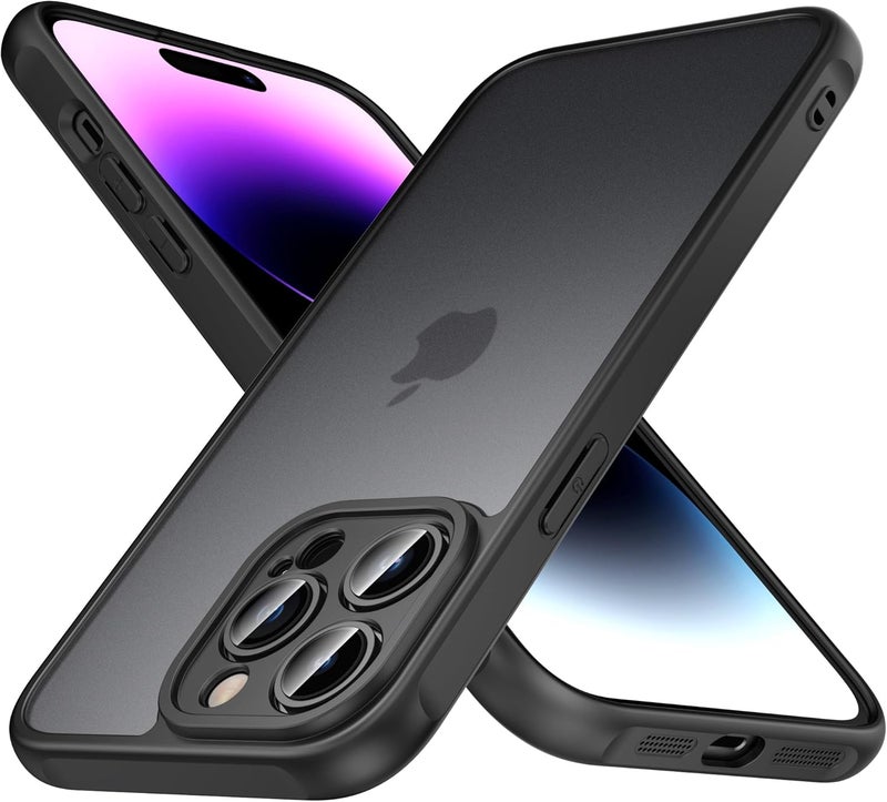 Demark Matte Case for iPhone 14 Pro Max,Frosted Translucent Back Phone Cover,Shockproof Drop Protection Cover for iPhone 14 Pro Max Case (iphone 14 Pro Max) - Image 1
