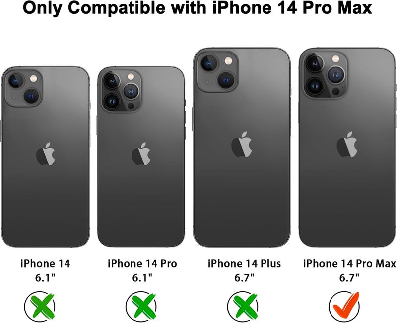 Demark Matte Case for iPhone 14 Pro Max,Frosted Translucent Back Phone Cover,Shockproof Drop Protection Cover for iPhone 14 Pro Max Case (iphone 14 Pro Max) - Image 5
