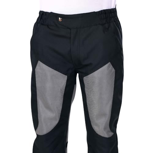 Raida Tourer Motorcycle Riding Pant | Level 2 Hip & Knee Armor | Abrasion Resistance (in, Alpha, 4XL, Regular, Grey) - Image 4