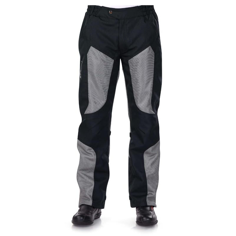 Raida Tourer Motorcycle Riding Pant | Level 2 Hip & Knee Armor | Abrasion Resistance (in, Alpha, 4XL, Regular, Grey) - Image 5