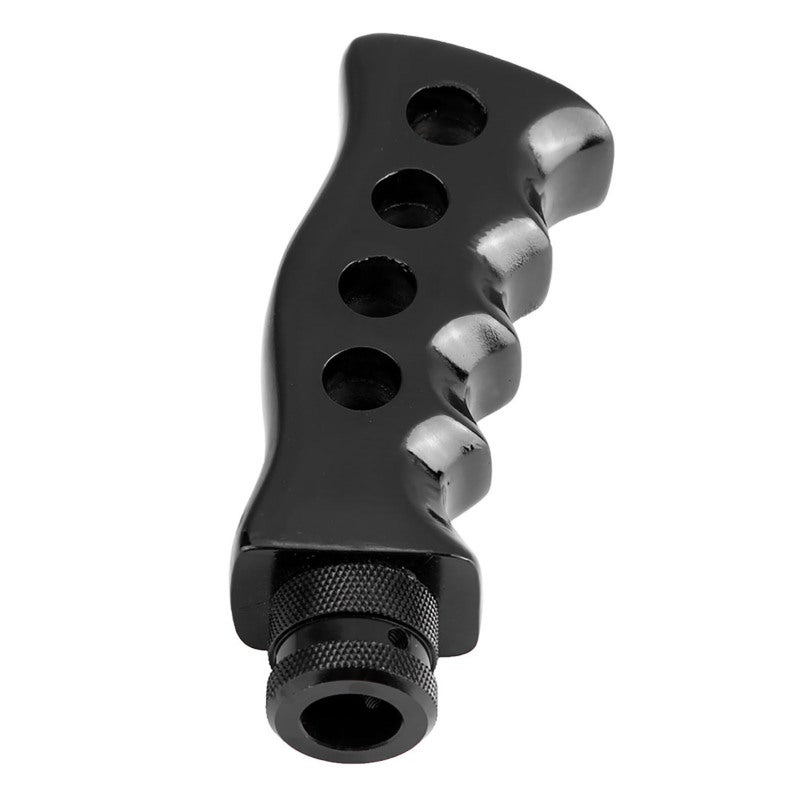 Universal Car Gear Shift Knob: Black Resin Aluminum Alloy - Ergonomic Comfort Manual Transmission Shifter for Aftermarket Car Interior Replacement - Image 2