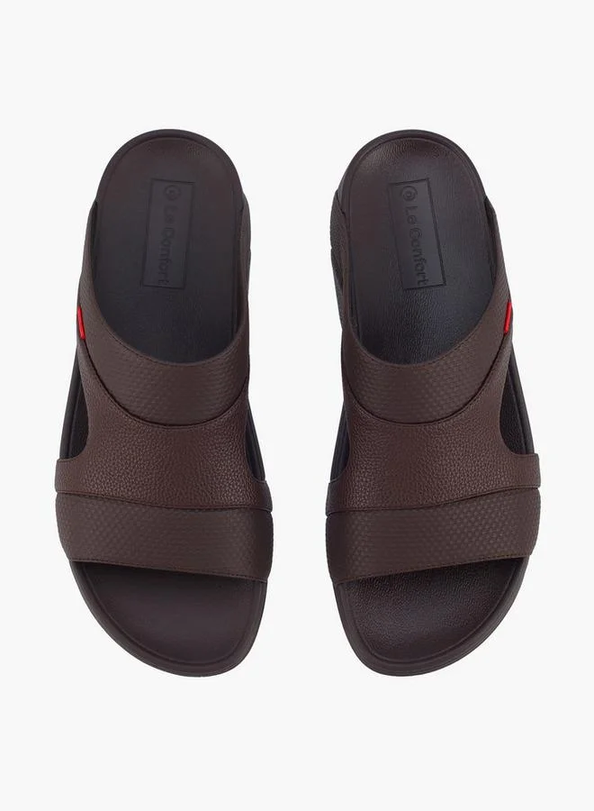 Le Confort Men Textured Slip-On Sandals