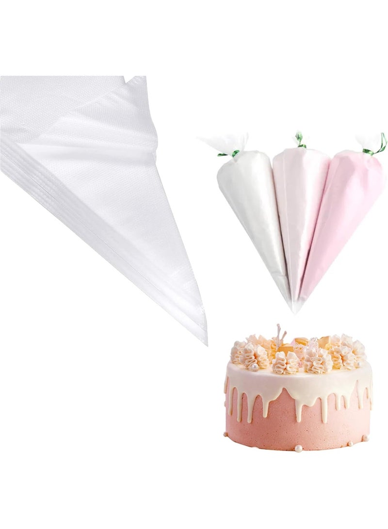 100PCS Disposable 12-Inch Piping Bags – Anti-Burst Non-Slip Pastry Decorating Bags for Cake, Cupcakes, Cookies, Donuts, Macarons & Pastries, Ideal for Buttercream, Whipped Cream, Royal Icing, Ganache, Chocolate, Custard, Fillings & Dessert Decorating, BPA-Free Food Grade - Image 1