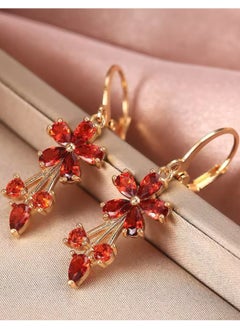 sixtyfour Trendy Earrings For Women Inlaid With Zirconia  - Image 2