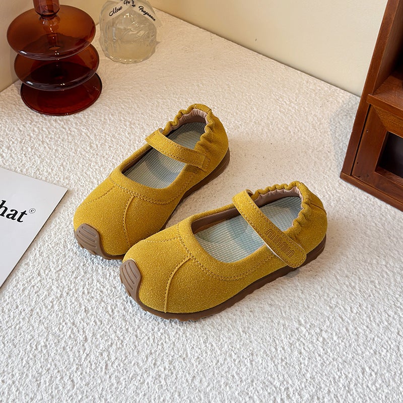 Girls Mary Jane Sneaker 2025 Spring Children Ballet Shoes Baby Small Leather Shoes Princess Birkenneth Shoes - Image 1