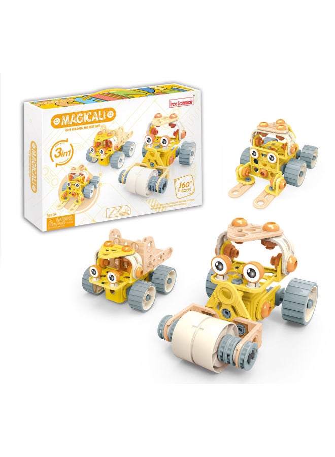 Children's Disassembly And Assembly Screw Toy Car Detachable Assembly Engineering Toy Car Science And Education Screw Assembly Toy-Color:9-in -1 Engineering Series 816J-46 - Image 3