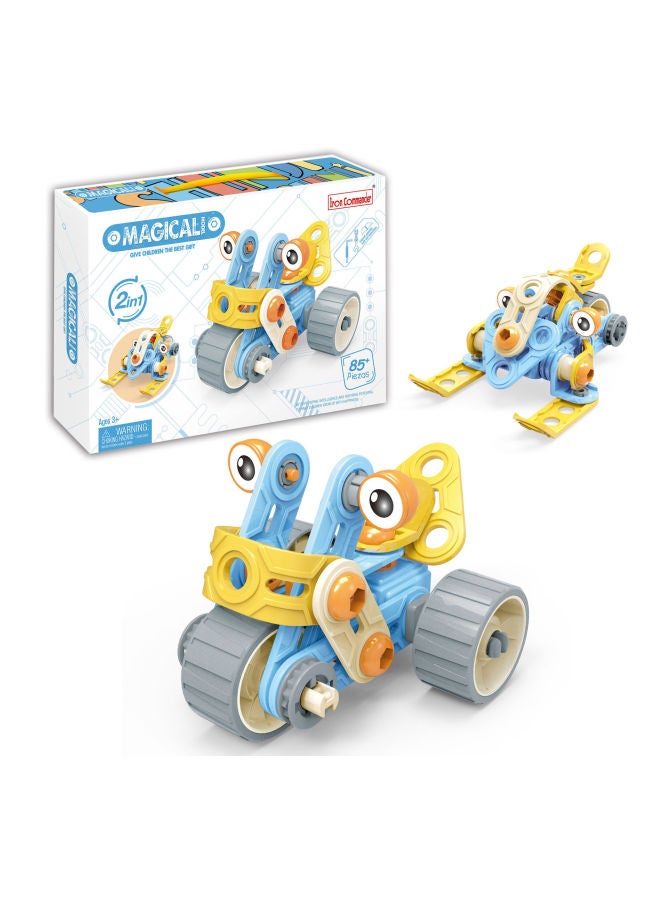 Children's Disassembly And Assembly Screw Toy Car Detachable Assembly Engineering Toy Car Science And Education Screw Assembly Toy-Color:9-in -1 Engineering Series 816J-46 - Image 2