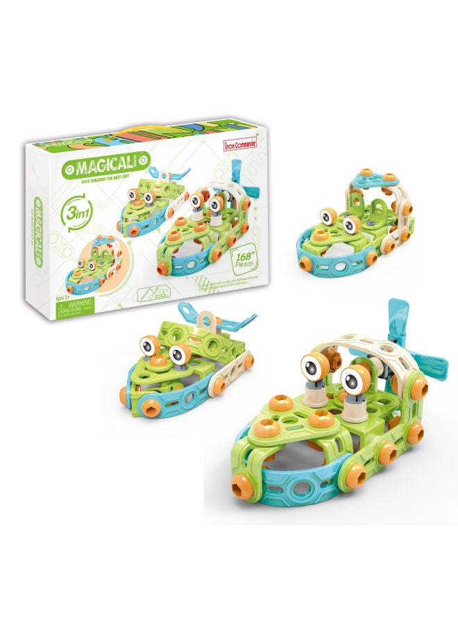 Children's Disassembly And Assembly Screw Toy Car Detachable Assembly Engineering Toy Car Science And Education Screw Assembly Toy-Color:9-in -1 Engineering Series 816J-46 - Image 4